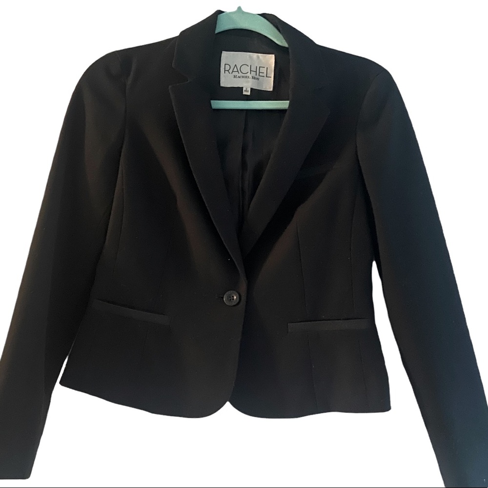 RACHEL Rachel Roy black blazer; size 2